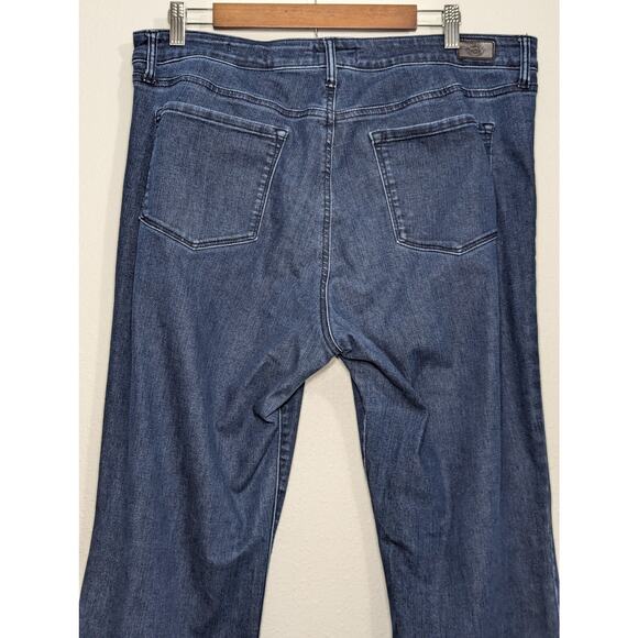 Women's Melisa Flare Jeans By Sofia Vergara High Rise Blue Denim Size 16 - Picture 8 of 8